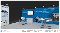 20x20 Peninsula booth design by Exhibit-Rentals